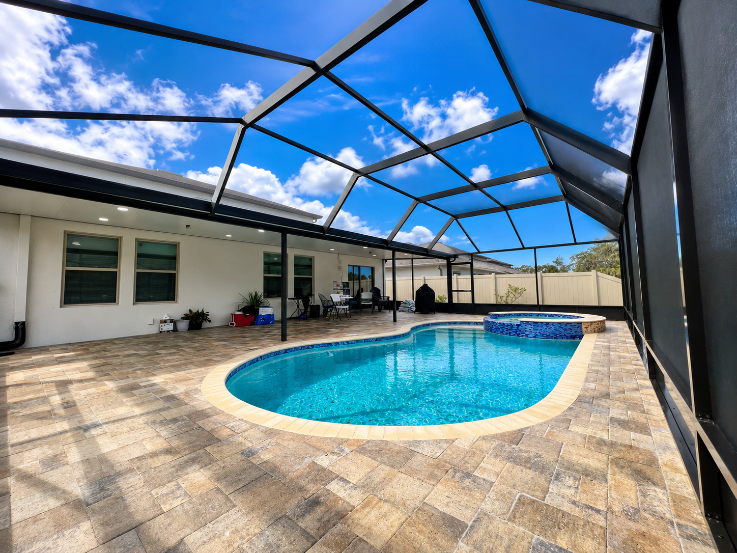 Pool enclosure repair
